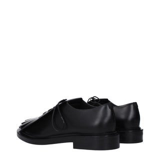 Black Leather Oxfords And Derbies