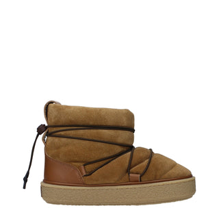 Braune Leder Stiefeletten