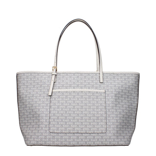 Beige Leather Shoulder Bag
