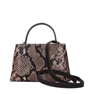 Rosa Lederhandtasche