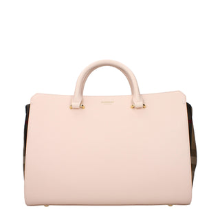 Rosa Lederhandtasche