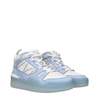Zapatillas altas blancas de cuero