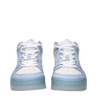 Zapatillas altas blancas de cuero