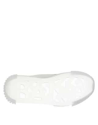 Zapatillas bajas NS1 para hombre de nailon negro y plateado