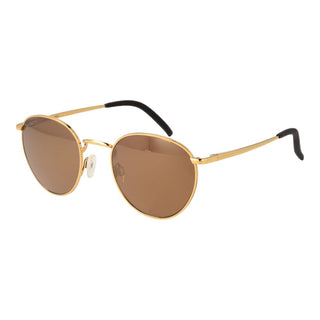 Gafas de sol de metal doradas