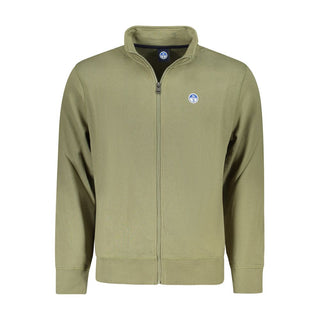 Sudadera para hombre de algodón verde