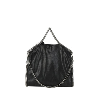Bolso de hombro negro de poliéster
