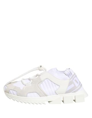 White Sorrento Low Top Lace Up Sneakers Shoes