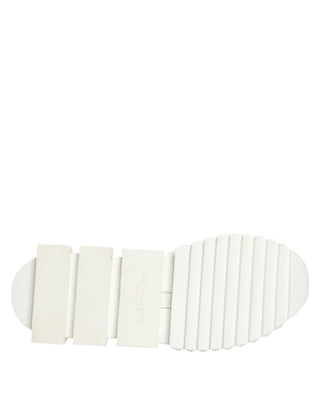 White Sorrento Low Top Lace Up Sneakers Shoes