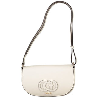 Bianco Polyurethan Damenhandtasche
