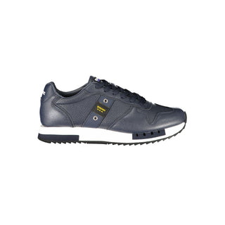 Blauer Polyurethan-Herren-Sneaker