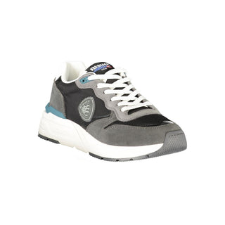 Nero Polyurethane Men Sneaker