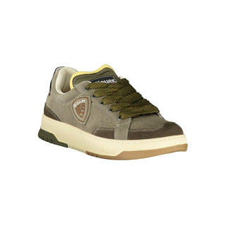 Zapatillas de poliuretano verde para hombre