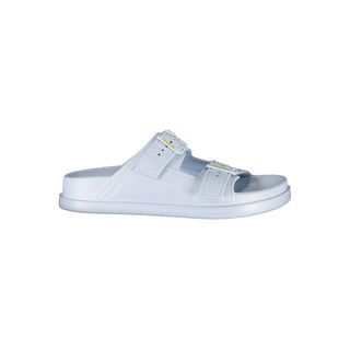 Pantufla para mujer de poliuretano azul celeste
