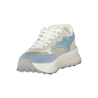Zapatilla para mujer de poliuretano azul celeste