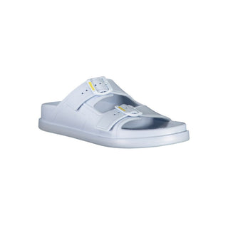 Pantufla para mujer de poliuretano azul celeste
