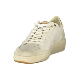 Weiße Leder-Sneaker für Damen