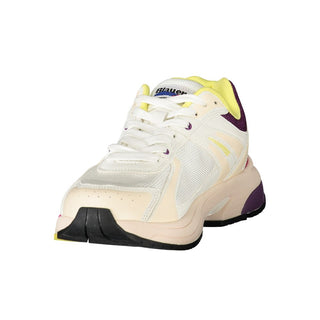 Zapatilla deportiva blanca de poliuretano para mujer