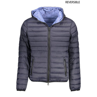 Blue Nylon Men's Jacket