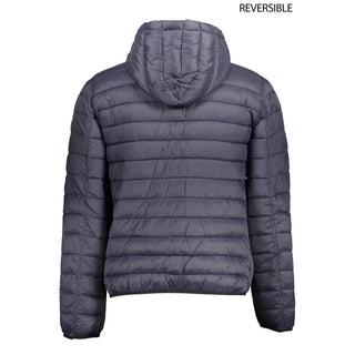 Blue Nylon Men's Jacket