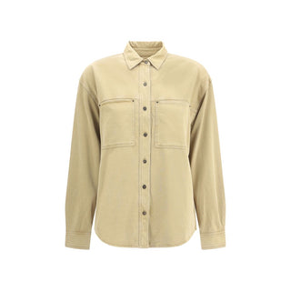 Beige Denim Shirt
