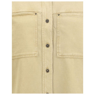 Beige Denim Shirt