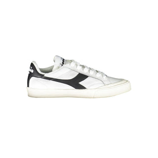 Zapatillas de cuero blancas para mujer