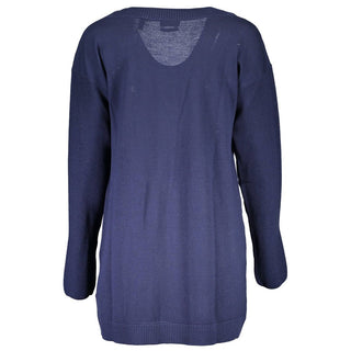 Blu Wool Womens Cardigan
