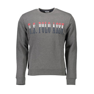 Gray Cotton Men's Sweatshirt