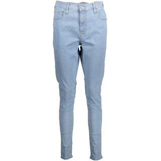 Azzurro Baumwolle Damen Skinny Jeans