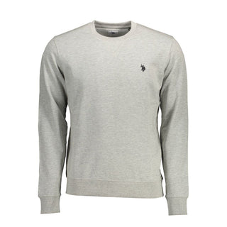 Gray Cotton Men's Sweatshirt
