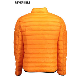 Chaqueta de nailon naranja para hombre