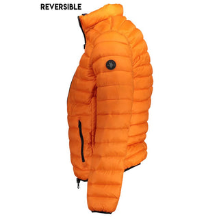 Chaqueta de nailon naranja para hombre