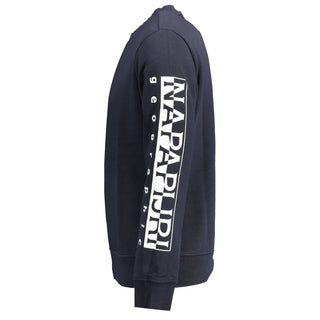 Sudadera azul de algodón para hombre