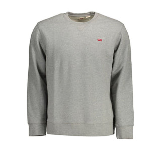 "Graues Herren-Sweatshirt aus Baumwolle"