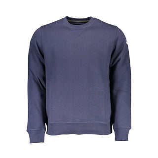 Blaues Baumwoll-Herren-Sweatshirt