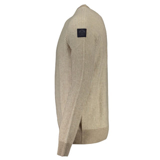 Suéter beige de lana para hombre