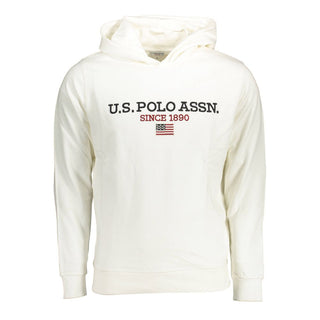 Weißes Herren-Sweatshirt aus Baumwolle