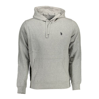 Graues Herren-Sweatshirt aus Baumwolle