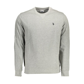 Sudadera para hombre de algodón gris