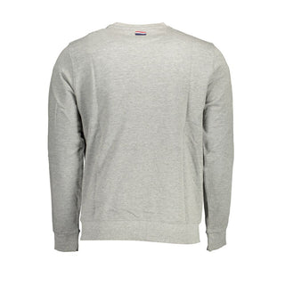 Sudadera para hombre de algodón gris