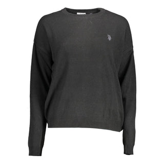 Black Viscose Women's Sweater