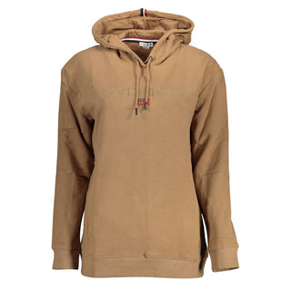 Brown Cotton Women's Sweatshirt