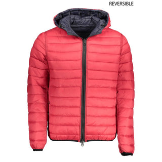 Blaue Nylon-Herrenjacke