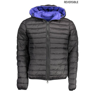 Chaqueta de nylon azul para hombre