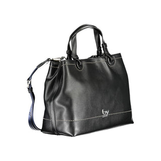 Nero Polyurethane Women Handbag