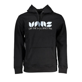 Black Cotton Men's Sweatshirt