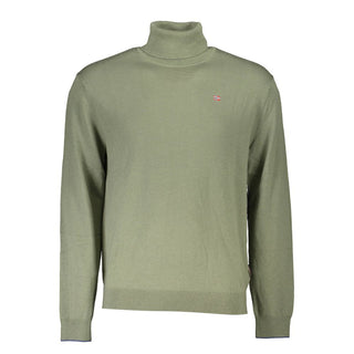 Suéter para hombre de lana verde