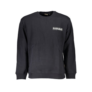 Schwarzes Baumwoll-Sweatshirt für Herren