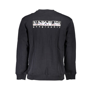 Schwarzes Baumwoll-Sweatshirt für Herren